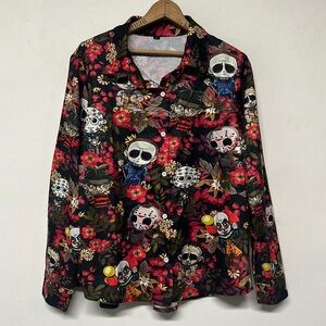 Halloween Horror Blouse Freddy, Jason, It, Pinhead, Michael Myers Scary